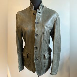 D&G Mens Leather Jacket size:40